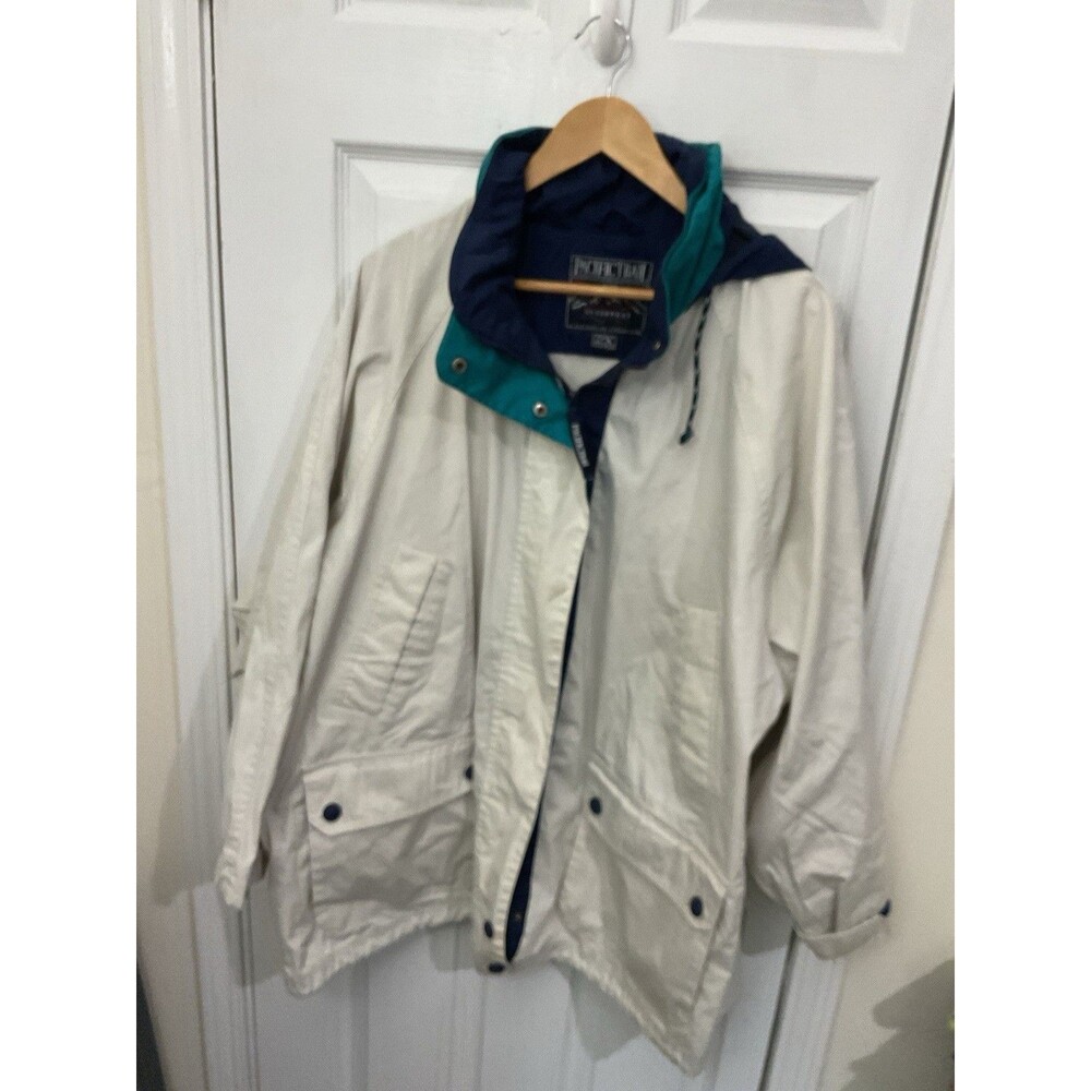 Pacific Trail Vintage Hooded Windbreaker Jacket 2xl